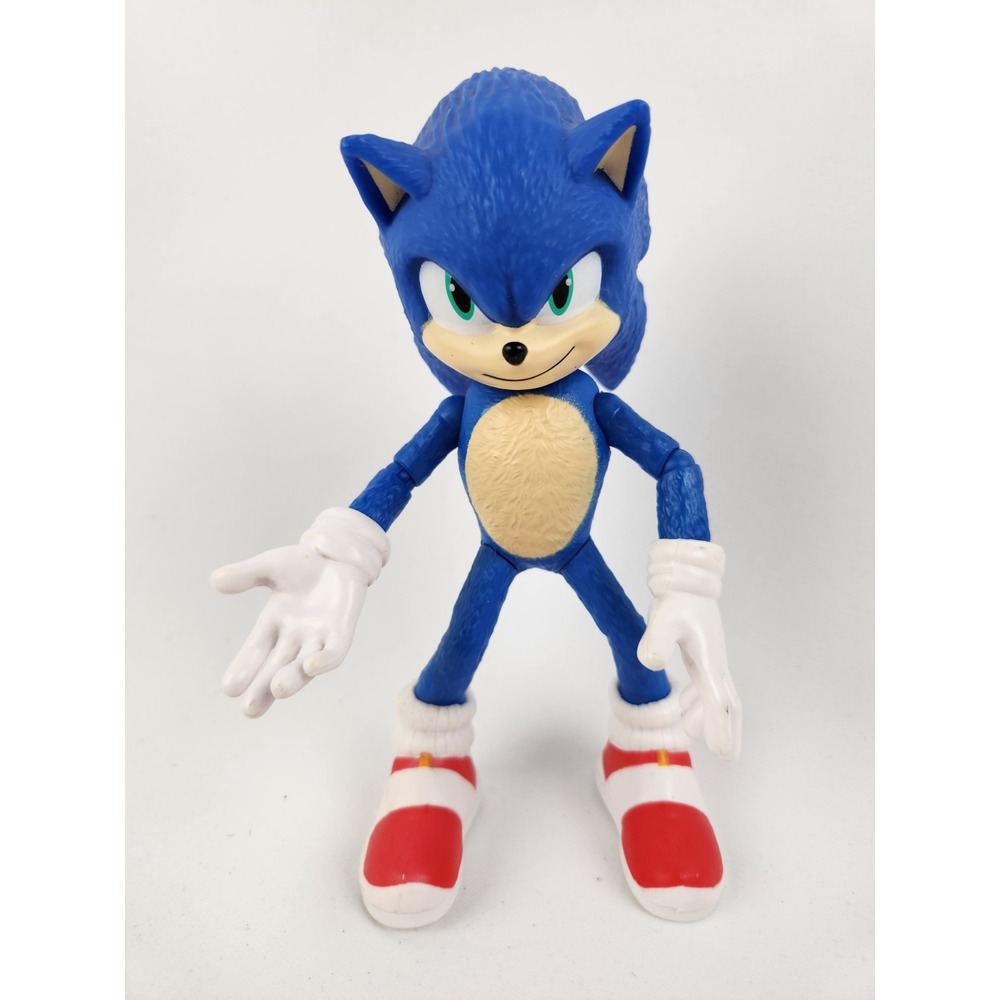 7" Sonic The Hedgehog Action Figure w/ Articulated Arms & Moving‎ Head